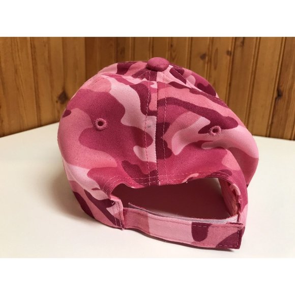 Toyota Pink Camo Camouflage Womens Pink Adjustible Hat - Picture 3 of 5